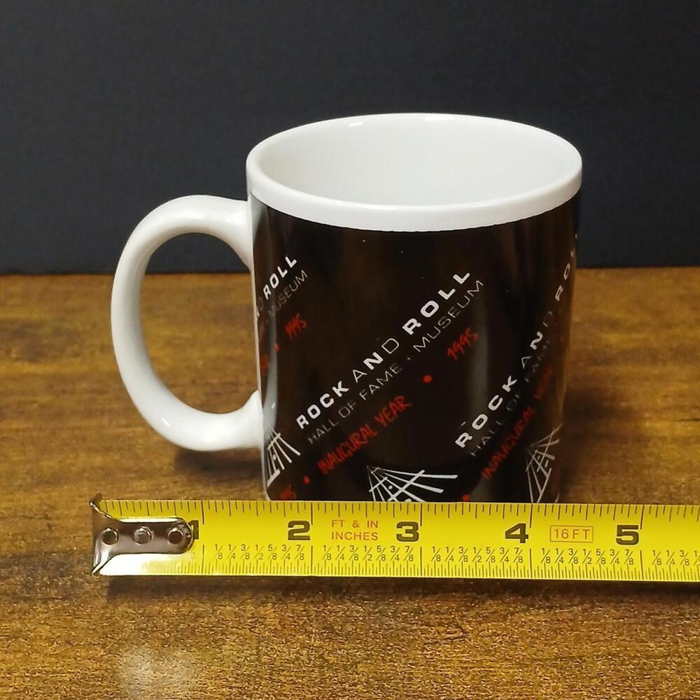 Vintage 1995 Rock & Roll Hall of Fame Inaugural Year Coffee Tea Mug - Picture 7 of 8